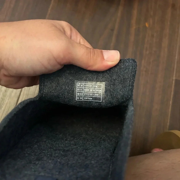 FitFlop Mens Felt Mules - Picture 7 of 7